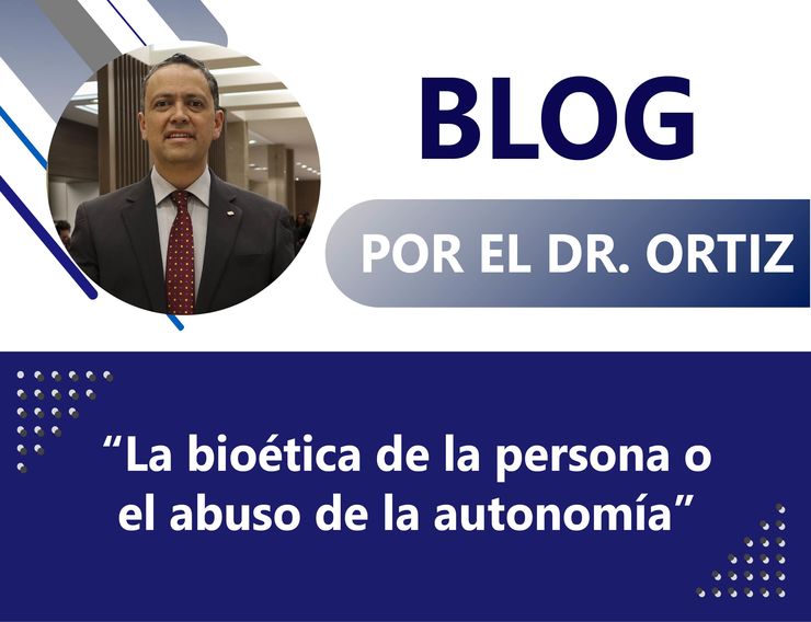 Artículo por el Director de la Clínica el Doctor Ortiz, sobre Bioética y autonomía 